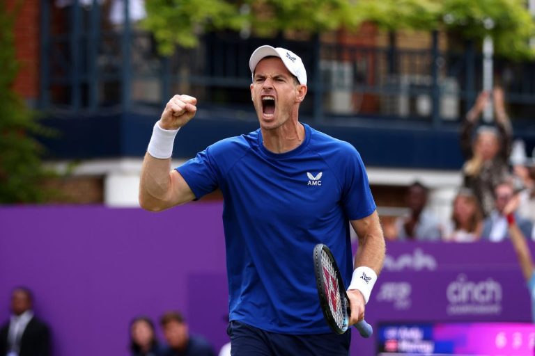 Murray wins Queen’s opener in 1,000th match of career