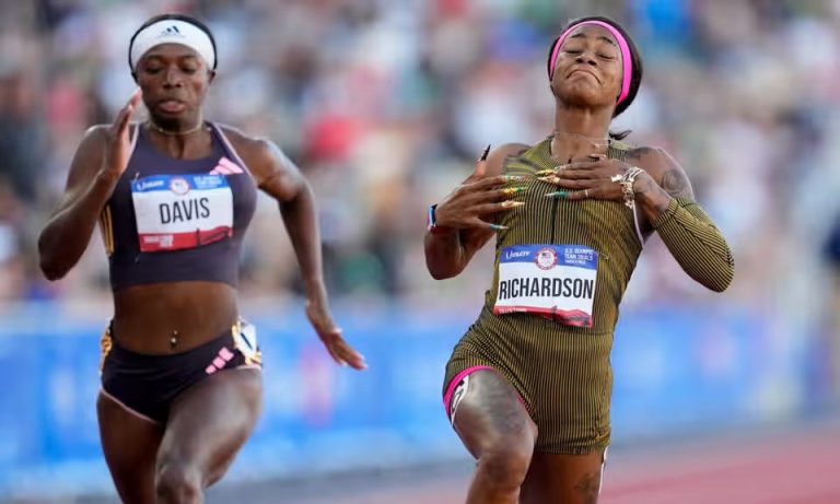 Richardson wins 100m at US trials to qualify for Paris Olympics