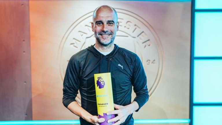 Guardiola named EPL Manager of the Year