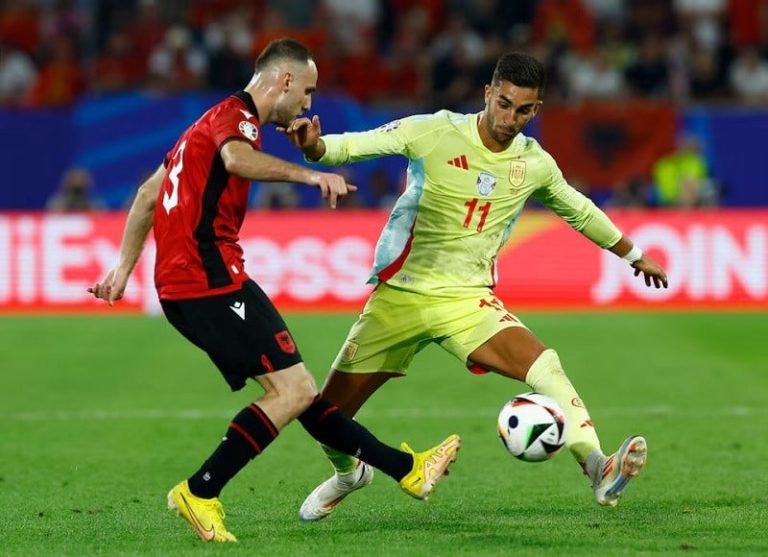 Spain demonstrate depth in win over Albania, complete perfect group stage