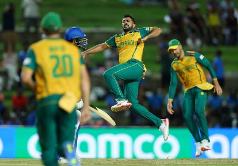 South Africa dominates Afghanistan to secure first ever spot in T20 World Cup final
